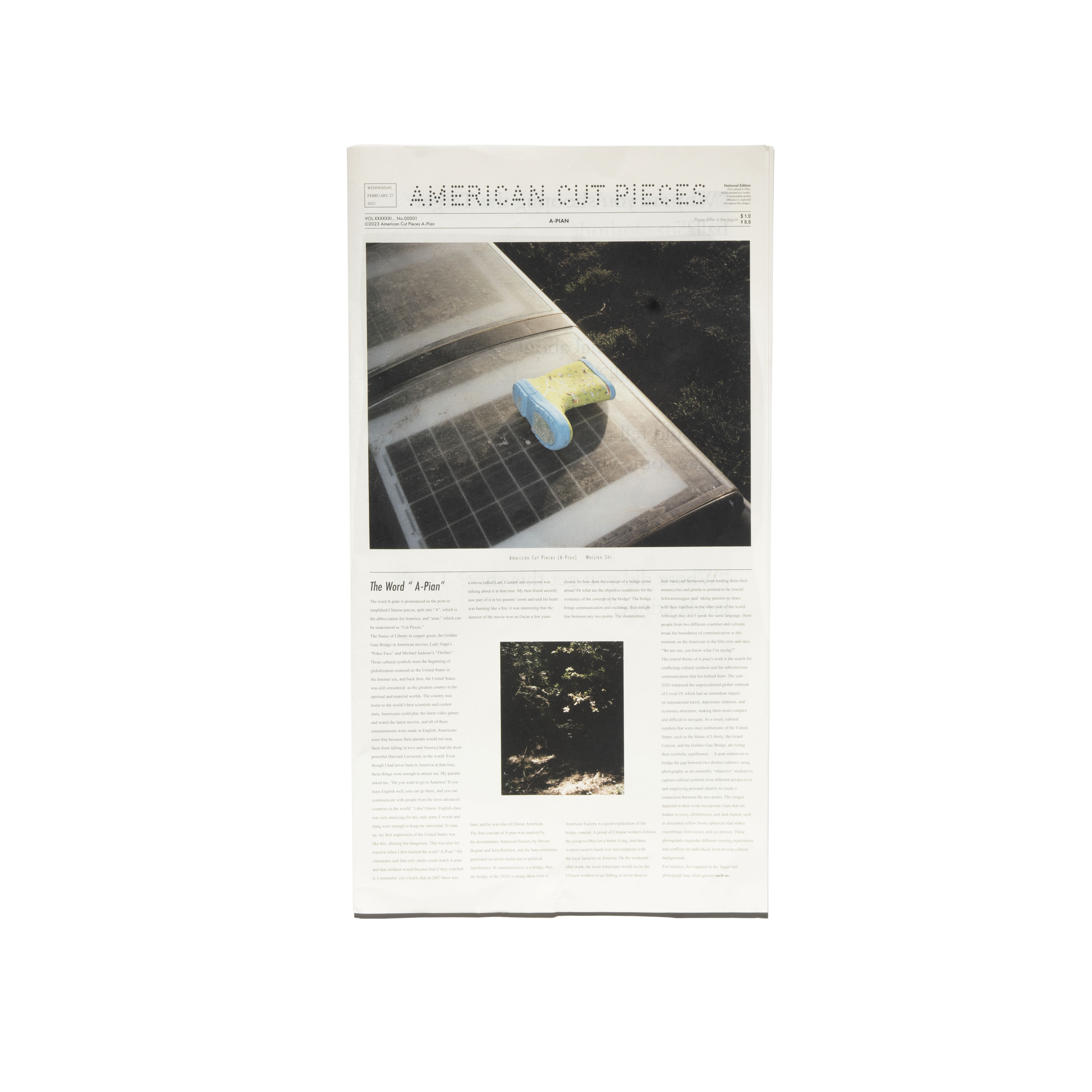 American Cut Pieces editorial layout 1